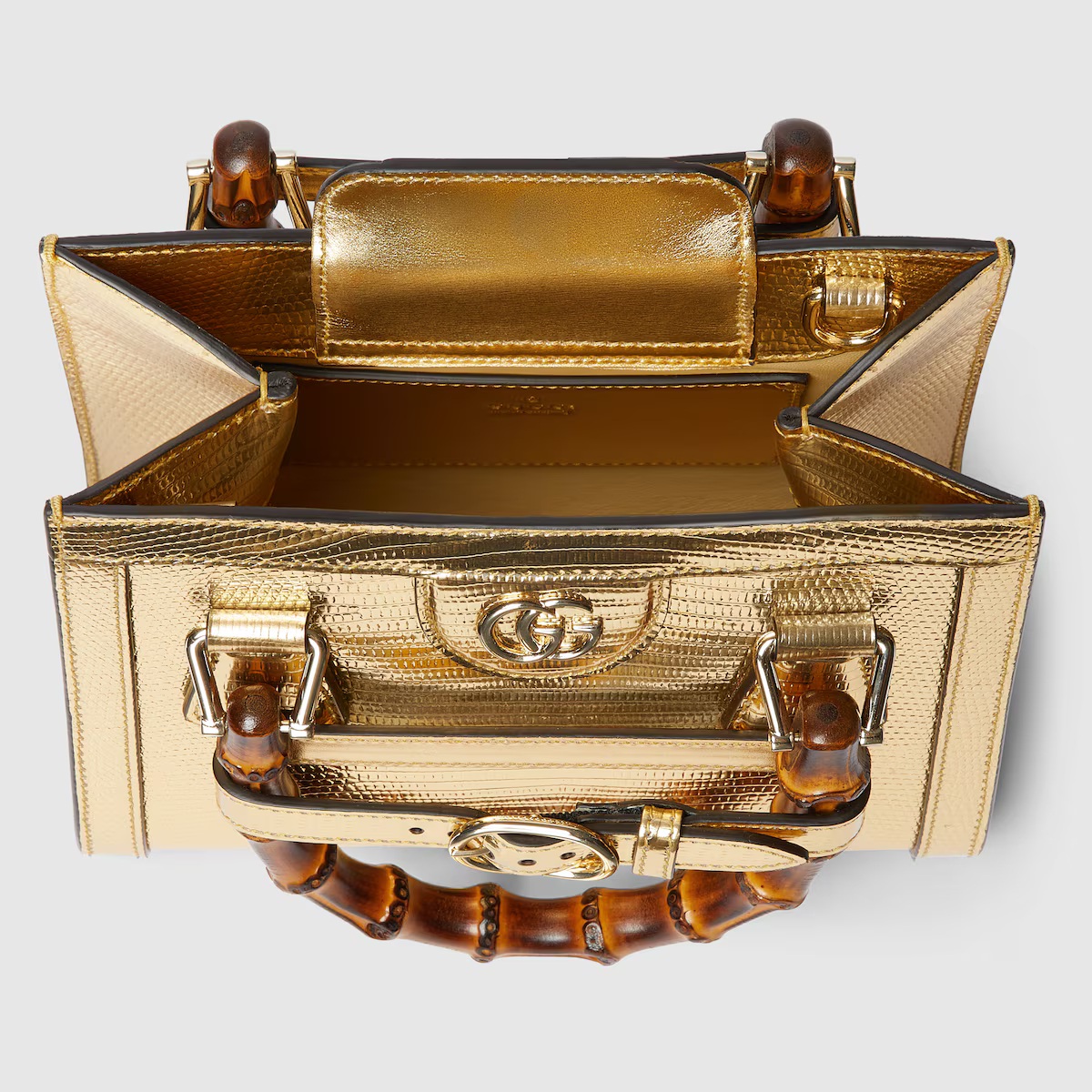 Gucci Diana lizard small tote bag - Image 3