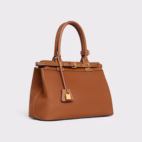 CELINE CONTI BAG in natural calfskin - Image 2