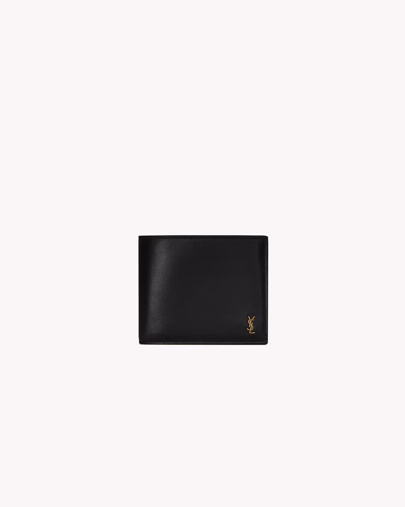 Tiny Cassandre East/West Wallet In Shiny Leather Without Coin Purse - Product Image
